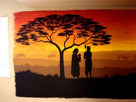 african silhouette art